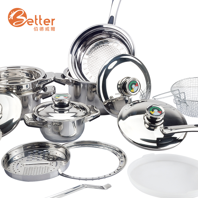 Premium Cookware Stainless Non Stick Cookware Set Kitchenware Cookware