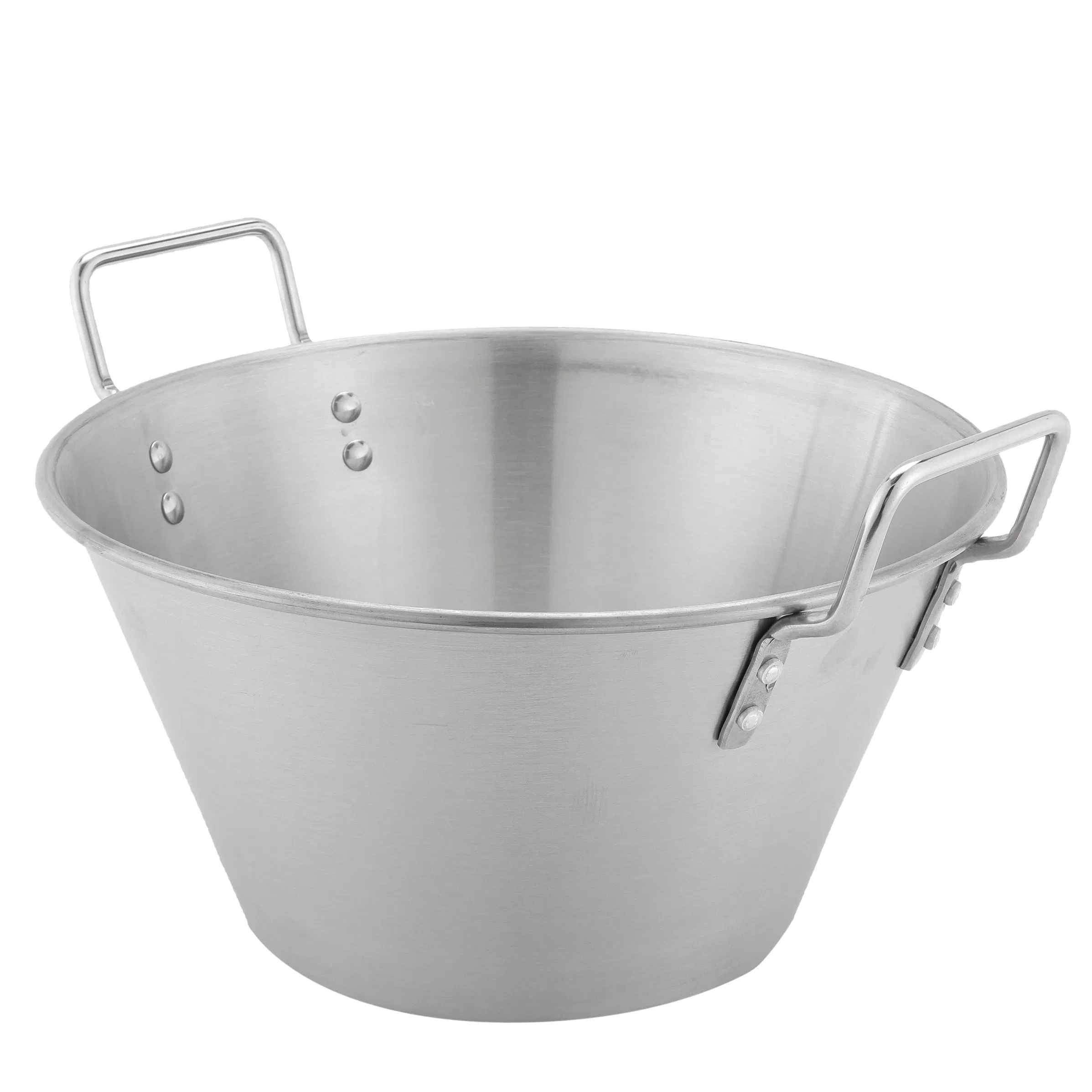Wholesale Cooking Pot Solid Triple-Layer Base Stainless Steel Casserole Soup Pot Stock Pots with Handle Glass Lid