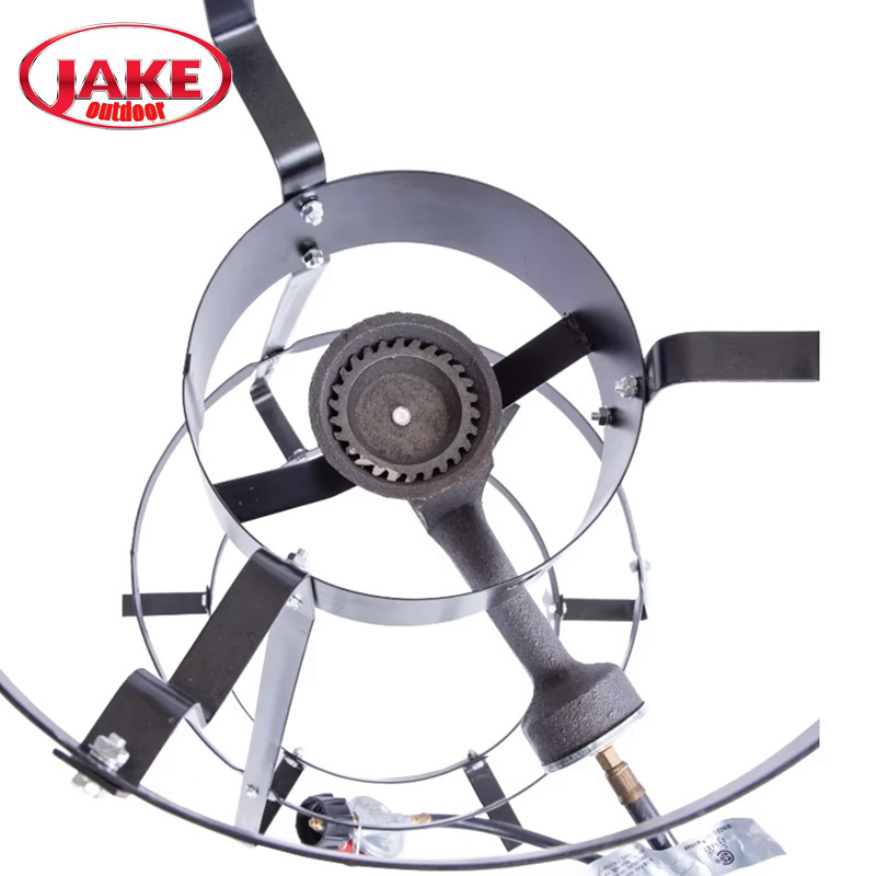 Outdoor Propane Burner Stock Stainless Steel Wok for Camping With Accessory