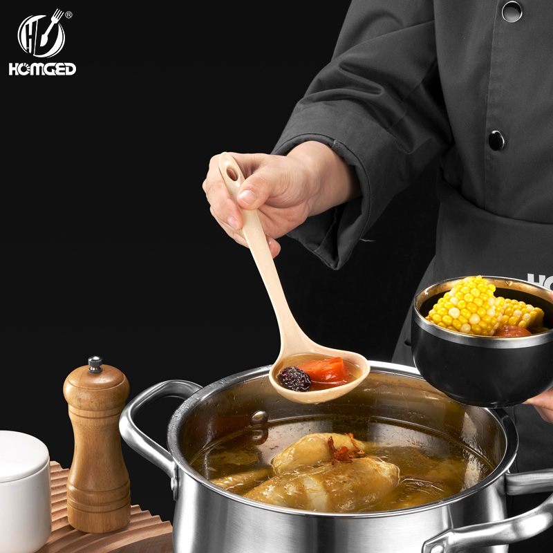 304 Stainless Steel Eco-Friendly Double Steamer with Glass Cover Uncoated Soup Pot 3L/4L Capacity