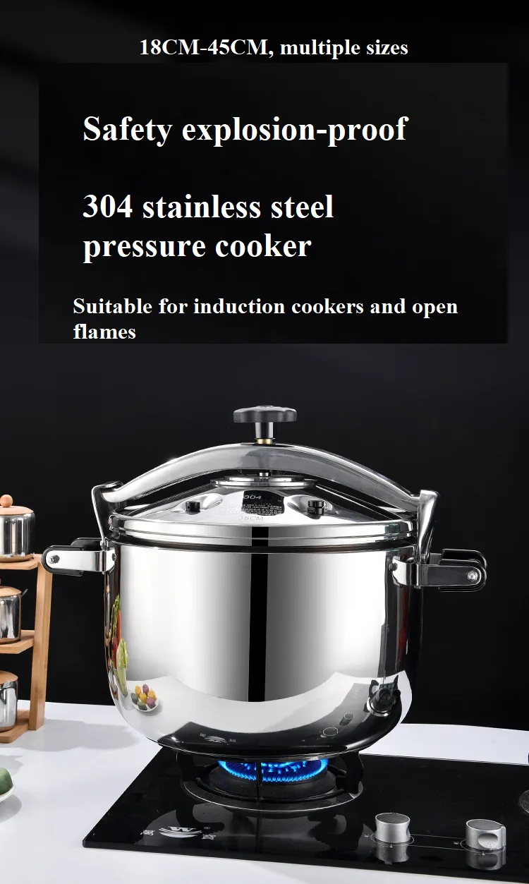 304 Stainless Steel Pressure Cooker