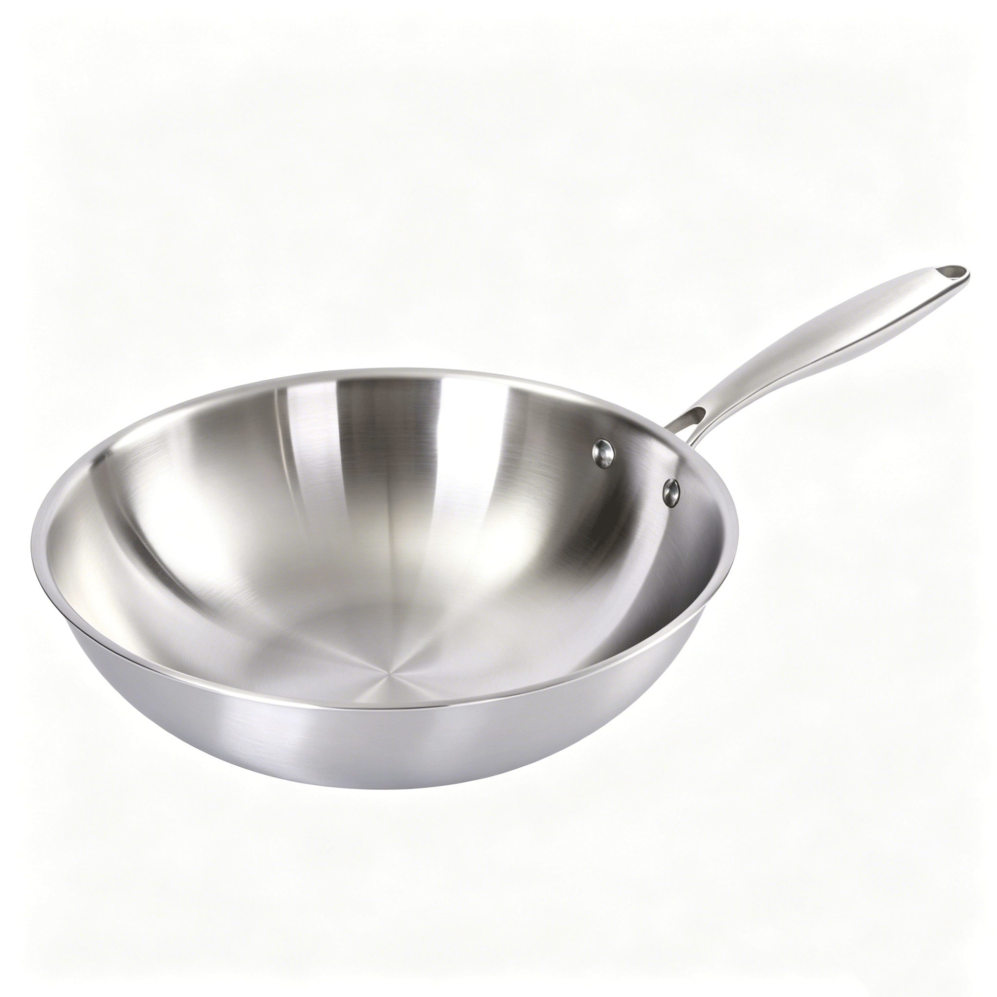 FLEY Commercial Wholesale Stainless Steel Non Coated Sauce Practical Home Kitchen Cooking Pot With Wide Stove Adaptability