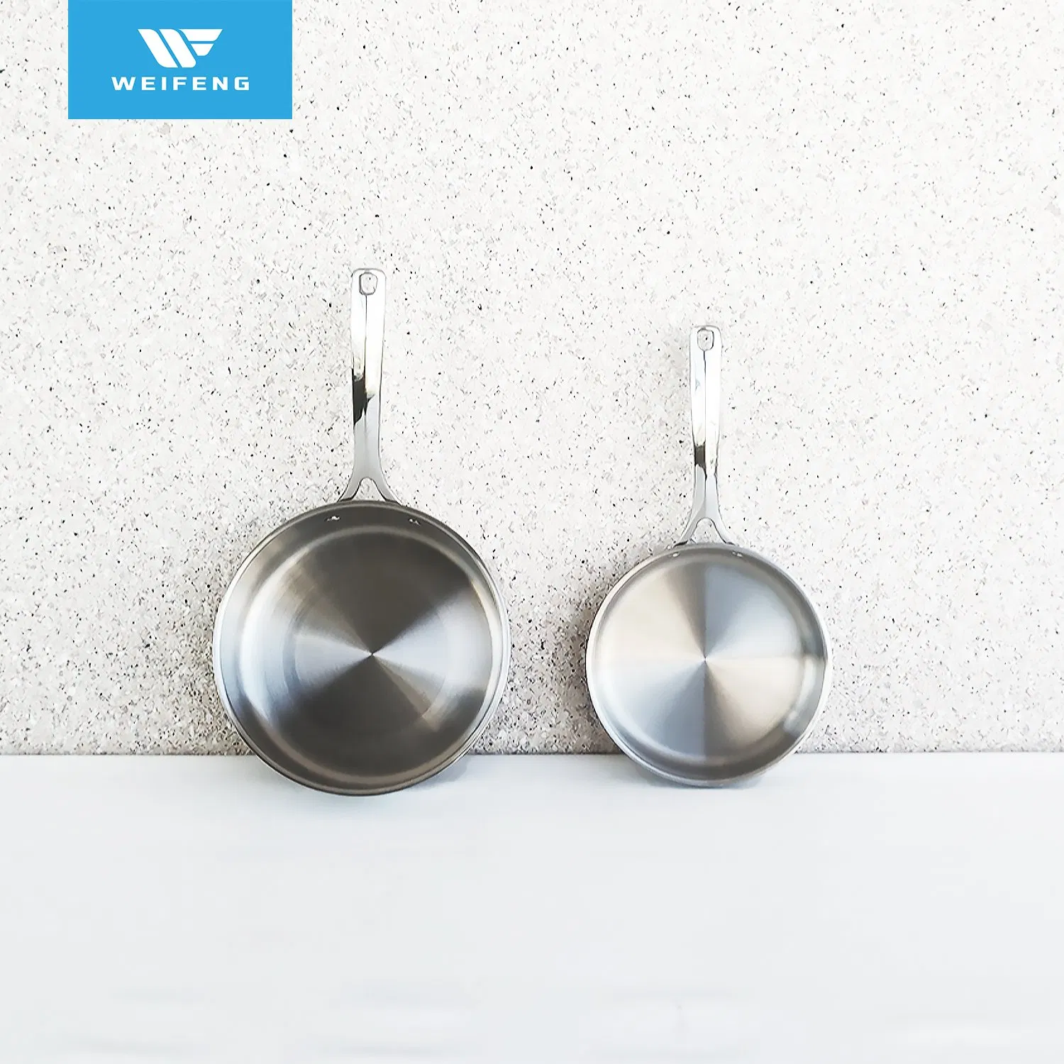 Tri-Ply Stainless Steel Cookware with Hollow Heat-Resisting Die Casting Handle