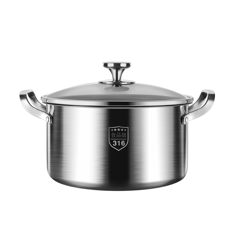 KENGQ 316 Stainless Steel Wholesale Soup Pot Large Capacity Soup Pot for Family Gathering