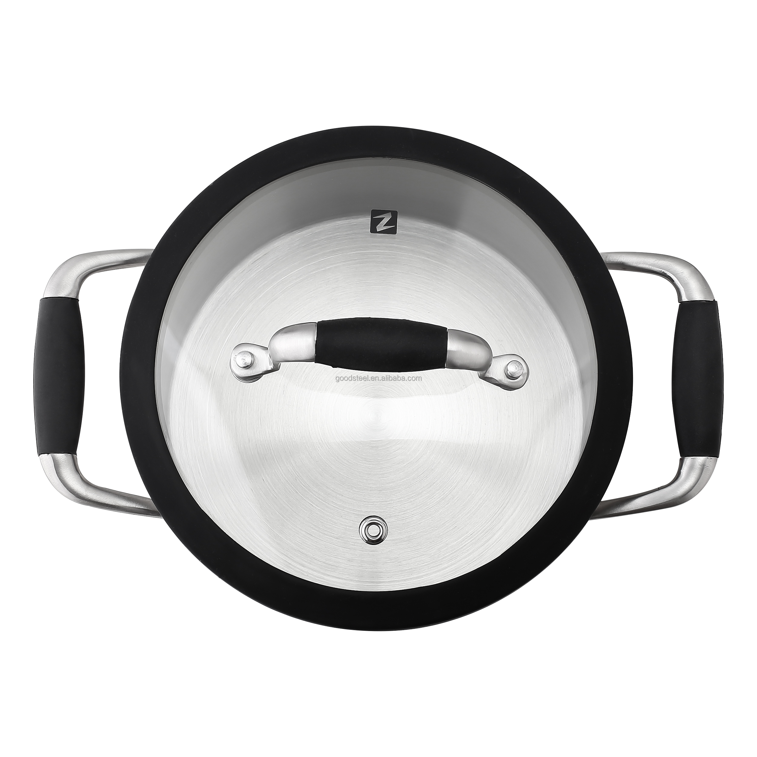 Luxury Kitchen 18/10 Food-Grade Stainless Steel Cookware Set Premium 304 Stainless Steel Pots and Pans with Induction Bottom