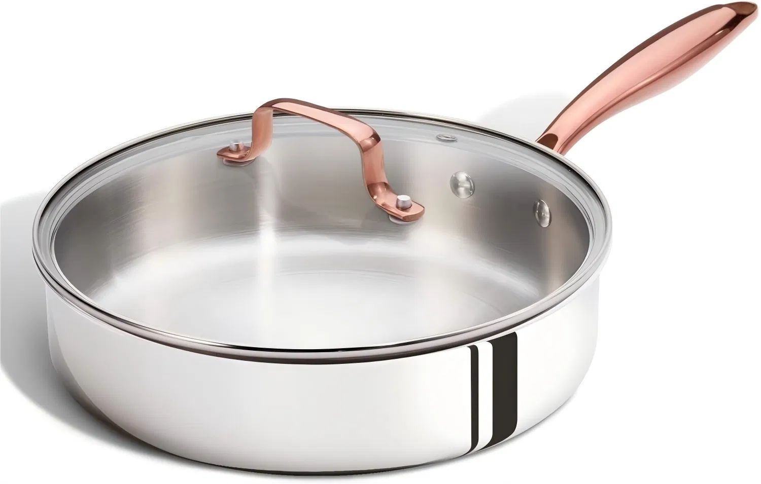 Tri-Ply Stainless Steel Deep Frying Pan Dimensions