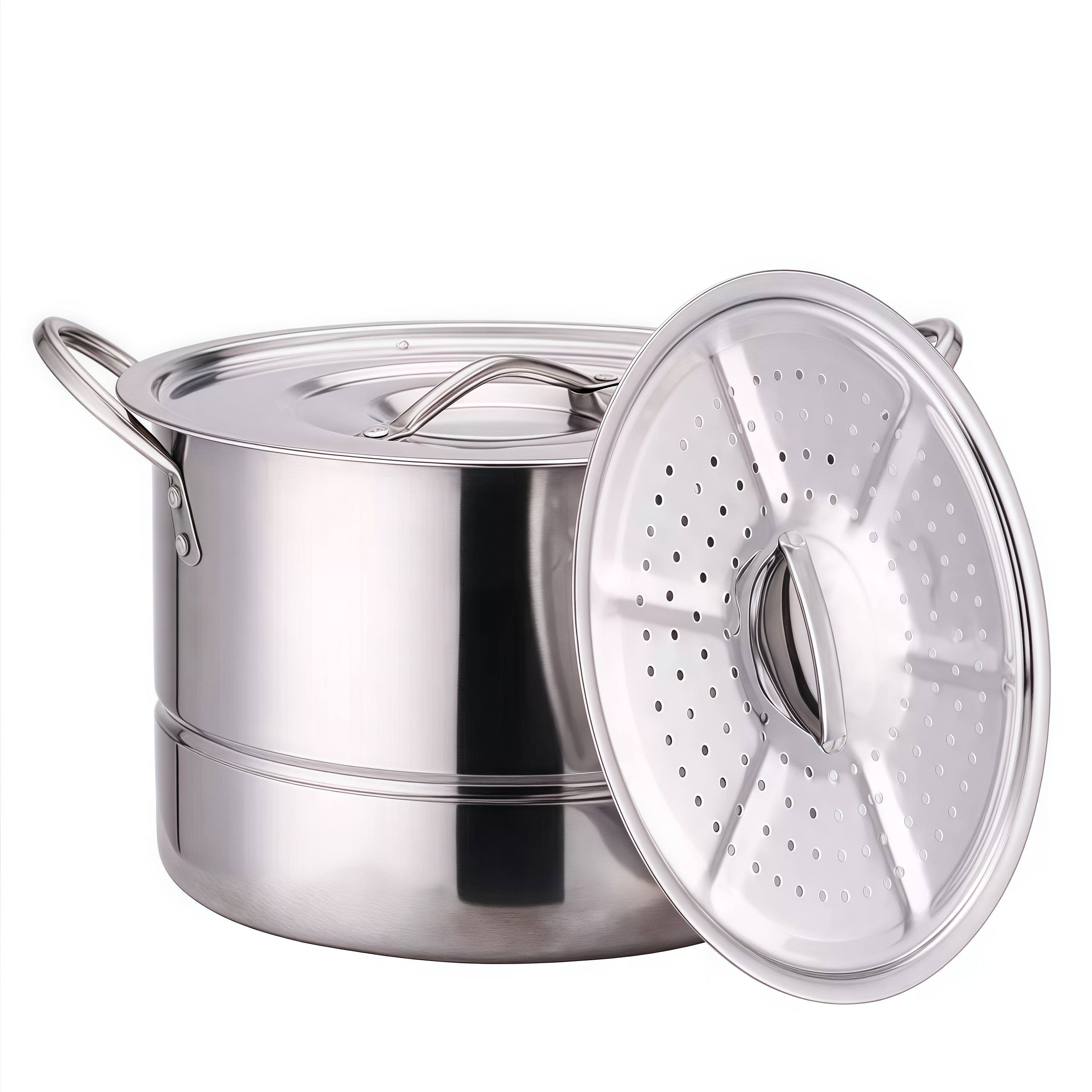 14 Pieces Stainless Steel 24/26/28/30cm Big Stock Pot Commercial Kitchen Cooking Pots Commercial Cookware Stock Pots