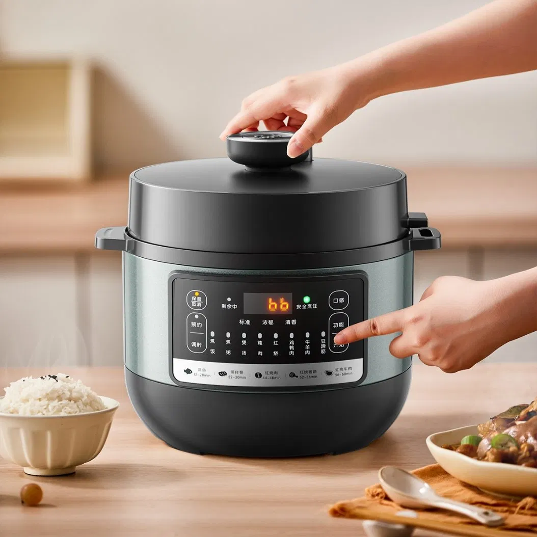Stainless Steel Electric Pressure Cooker with Stylish Appearance and Easy Care