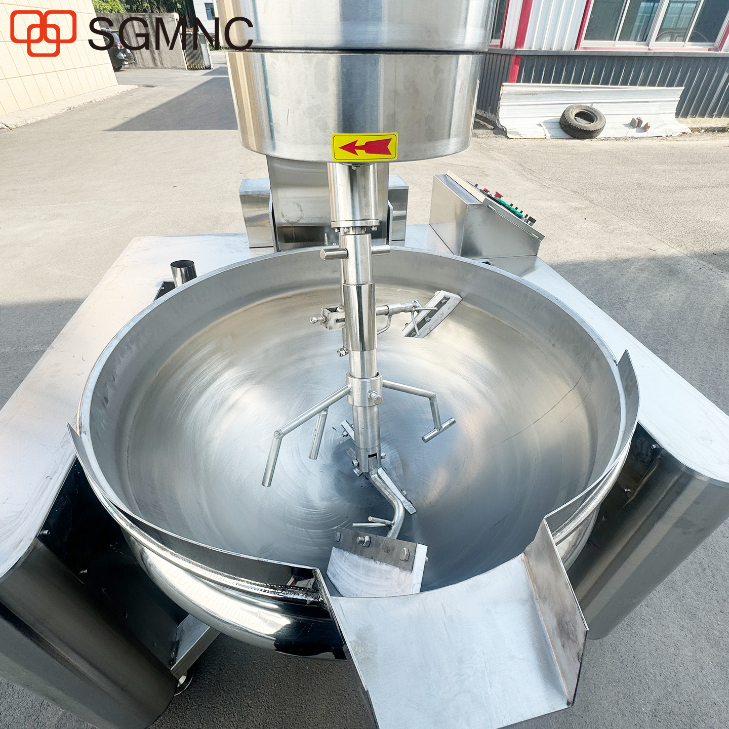 Commercial High Efficiency Planetary Cooking Pot Stainless Steel Large Capacity Wok
