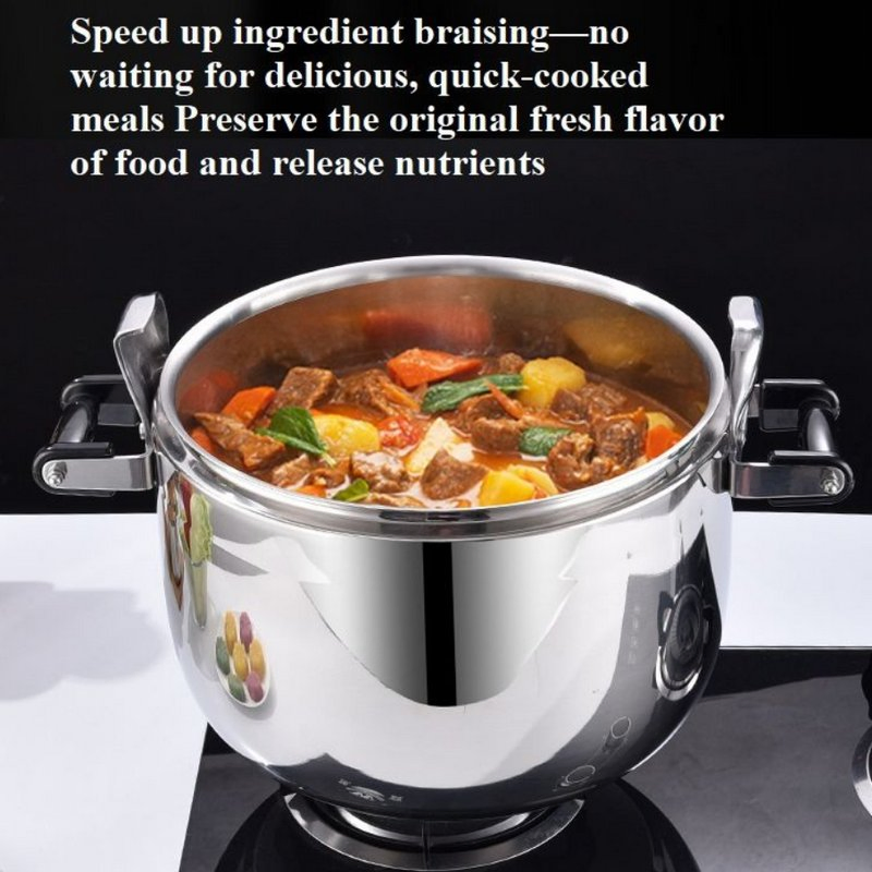 Home/Commercial 304 Stainless Steel Lid-Type Explosion-Proof Pressure Cooker