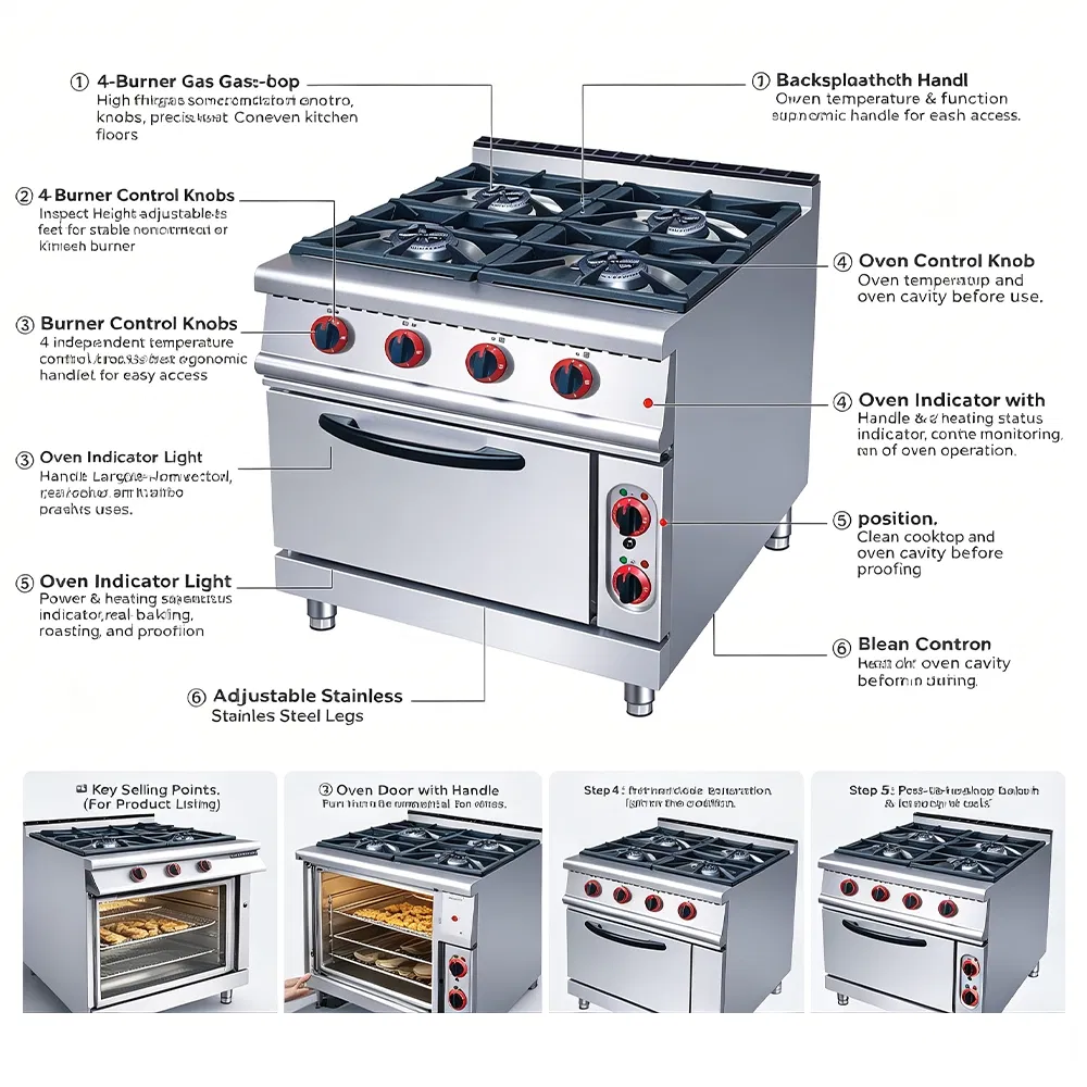 Industrial Gas Tilting Braising Pan