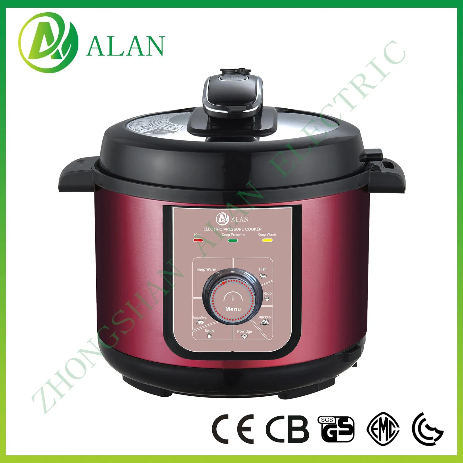 5L Hot Selling Stainless Steel Multi-Function 2024 Black Crock Pot Electric Pressure Cooker