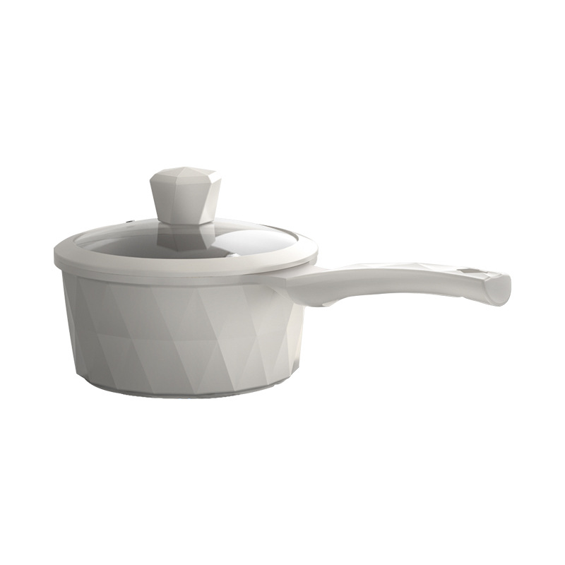 Luxurious Kitchen Cookware Set Lightweight Aluminum Alloy Milk Pan Titanium Stew Pot Frying Pan Stir-Fry Wok Dishwasher Safe