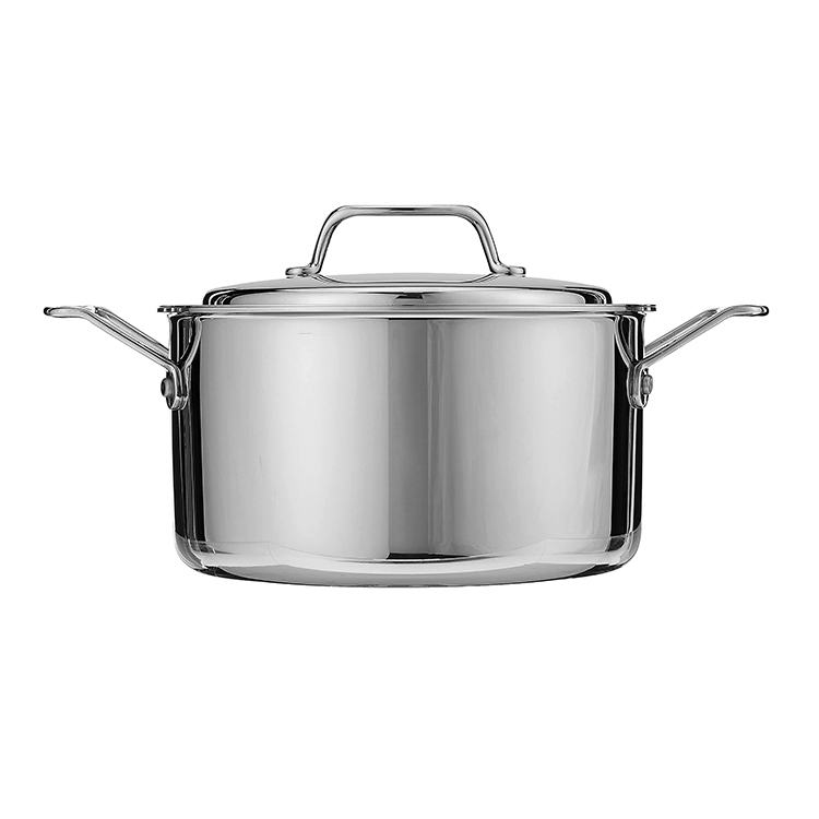 Large Capacity Heavy Duty Commercial Stockpot Stainless Steel Cooking Stock Pot for Restaurant