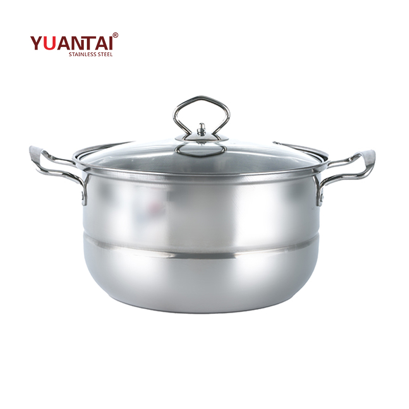 Stainless Steel Pan Set Non Stick Cookware Set Pot Soup Stock Cooking Utensil Customized 18 Pieces OEM LOGO Pans and Pots Set
