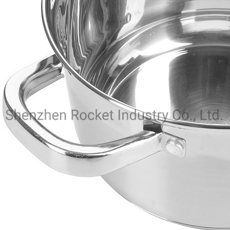 Morror Polishing Kitchen Casserole Stainless Steel Cookware Set Cooking Pot