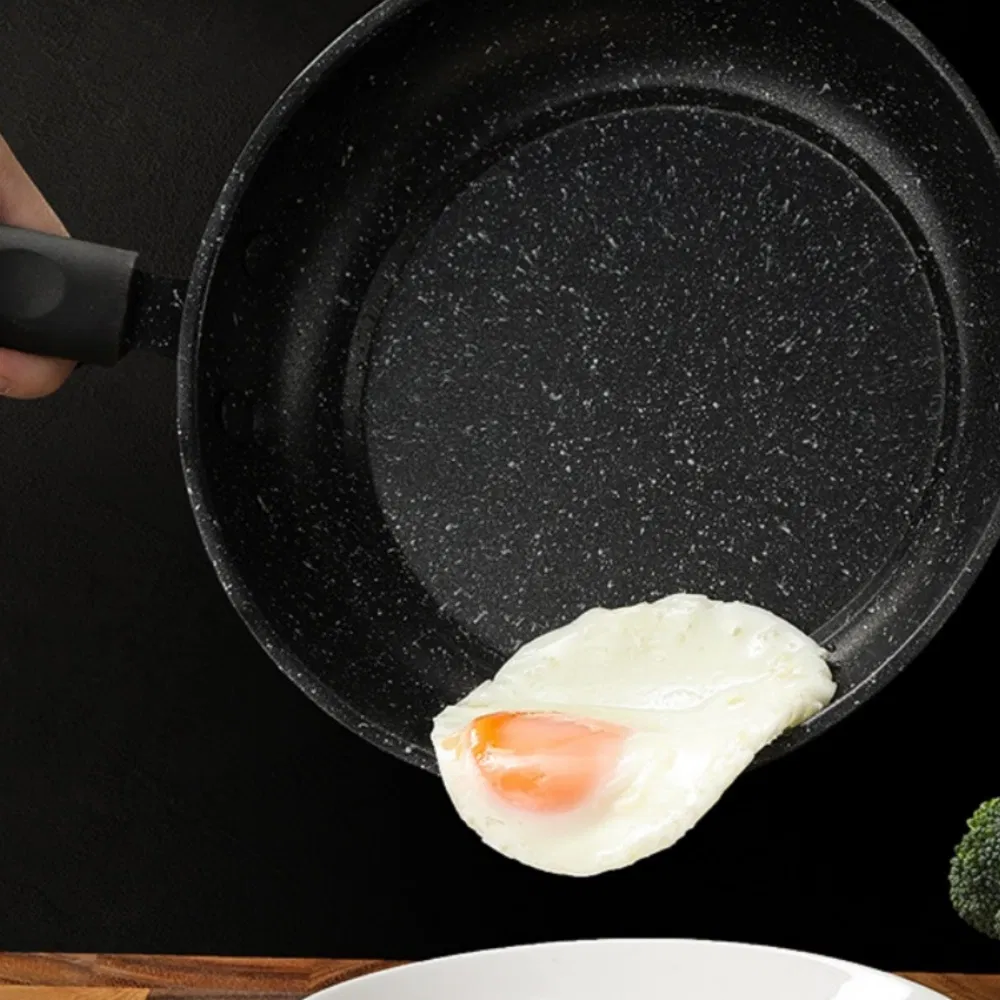 Non-Stick Frying Pan Steak Skillet Household Multifunctional Wok Compatible Induction Cooker