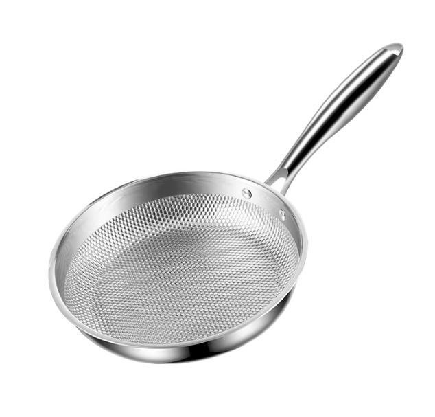 Professional 5-Ply Stainless Steel Wok Uncoated Nonstick Design Deepened Pan Glass Lid 3-6L Capacity Gas Induction Cooker