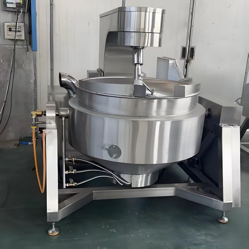 Electric Heating Automatic Planetary Wok Stainless Steel Thermal Oil Frying Pan for Frying Flour and Spicy Mushroom