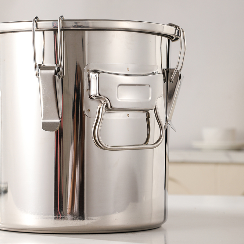 High Capacity Cookware Restaurant Supplies Storage Containers Kitchen Soup Pot Big Soup Stock Pots Stainless Steel Cooking Pots