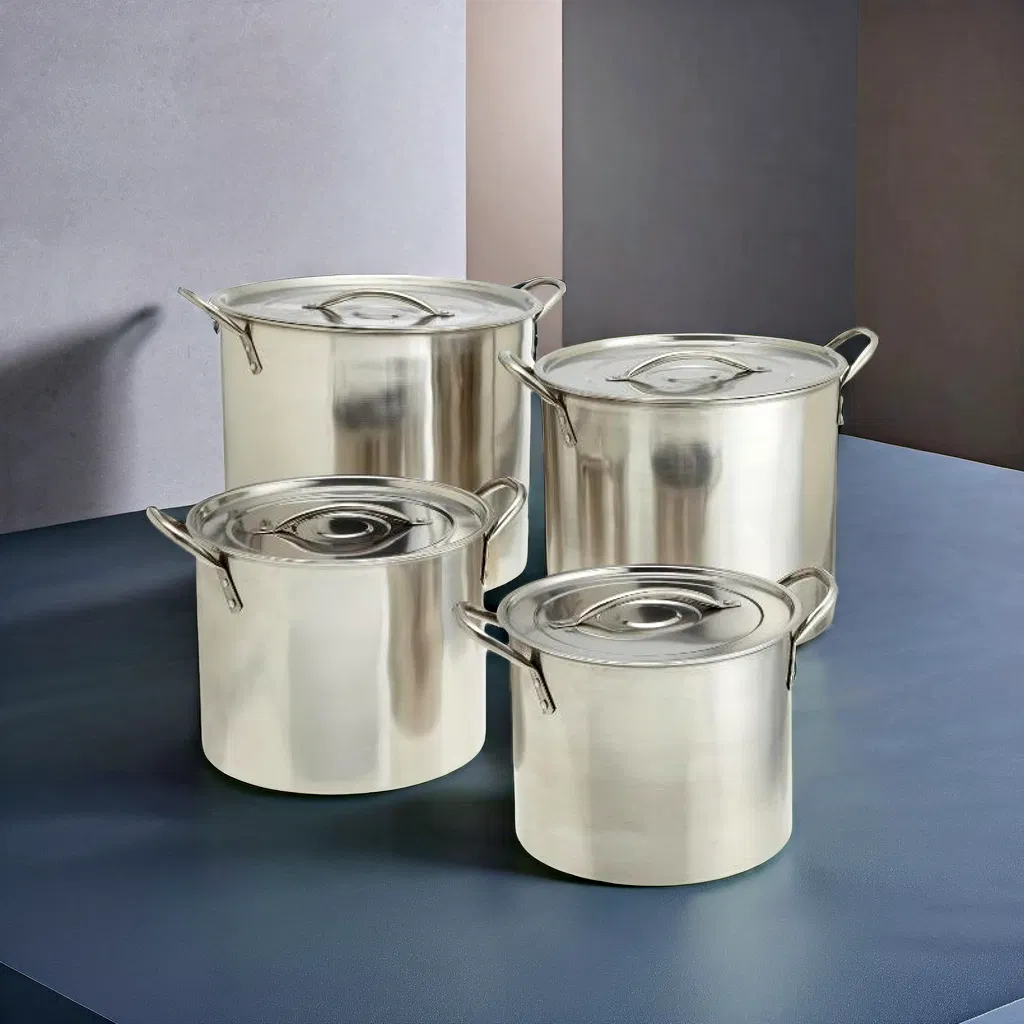 OEM Kitchen Utensils Stainless Steel Cookware Casserole Cooking Pot with Lid
