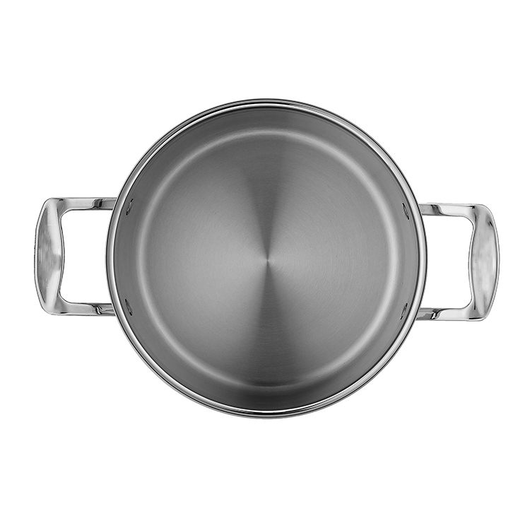 Large Capacity Heavy Duty Commercial Stockpot Stainless Steel Cooking Stock Pot for Restaurant