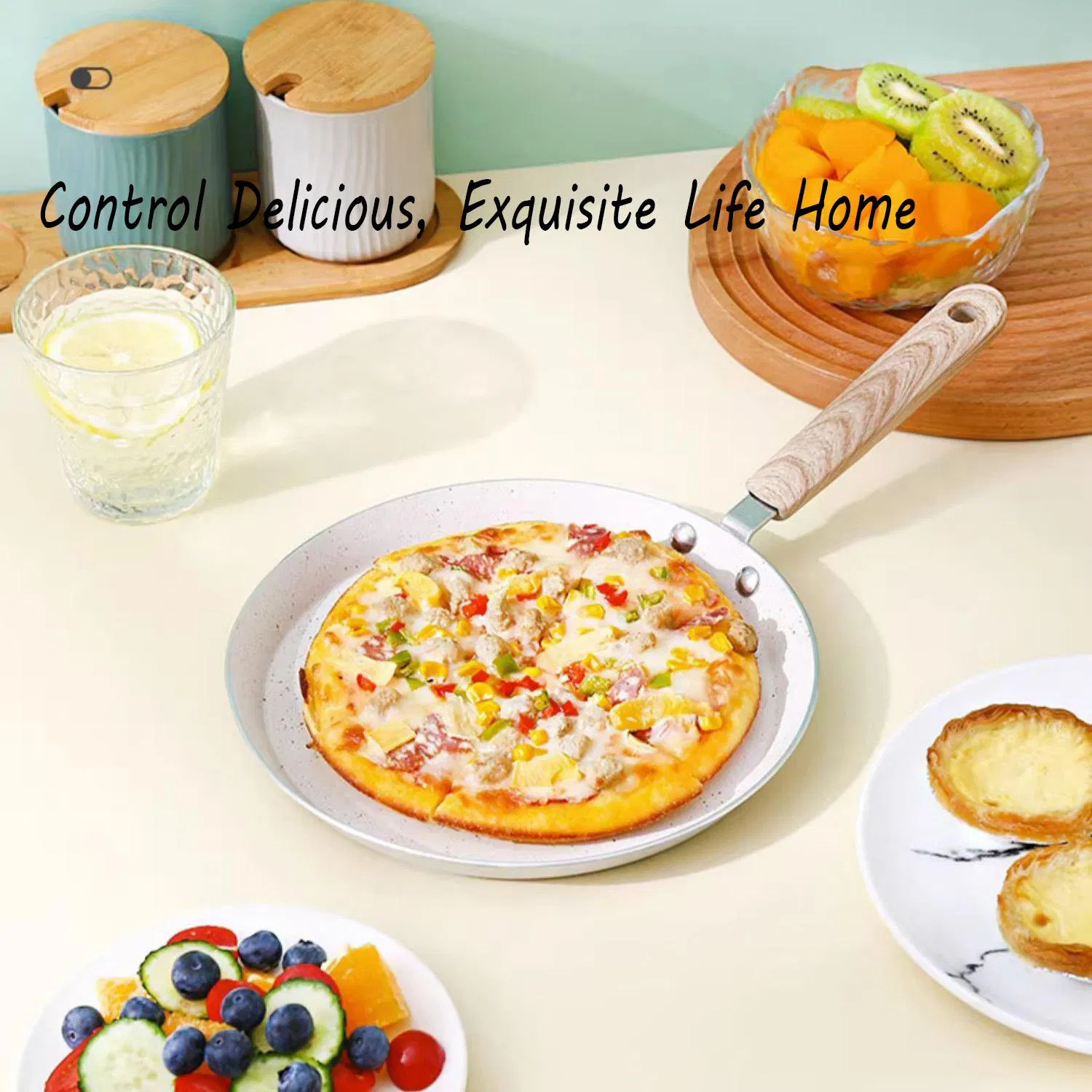 Hot Sale Classic Design Aluminum Round Fry Pan Non-Stick Egg Cooking Cookware Induction Compatible for Kitchen Use