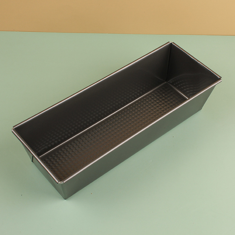Wholesale Rectangle 2L Carbon Steel Bakeware Nonstick Coating Loaf Pan for Bakery Bread Loaf
