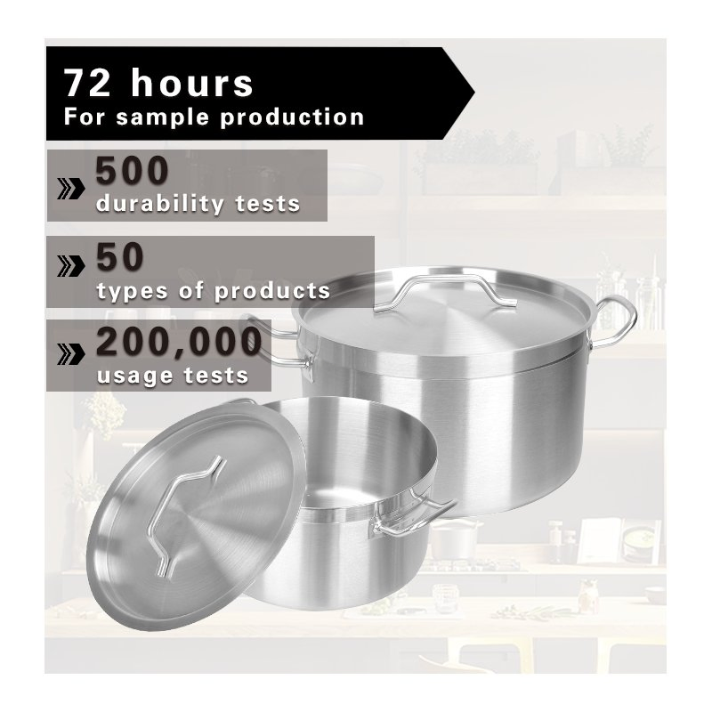 OEM Wholesale 32 Cm Commercial Heavy Duty Stainless Steel 16L Saute Pan