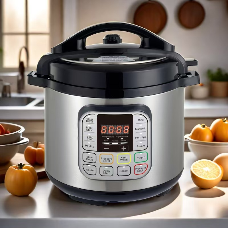 Cookware Factory Direct Kitchen Appliances Electric Programmable Pressure Cooker Digital Control 5L6L Capacity Stainless Steel