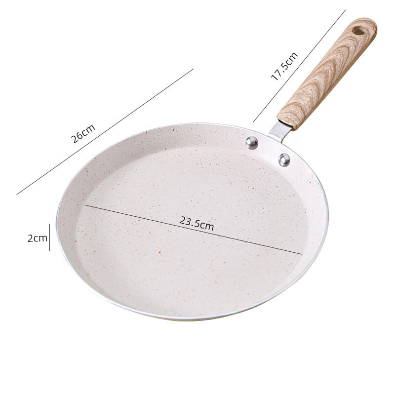 Hot Sale Classic Design Aluminum Round Fry Pan Non-Stick Egg Cooking Cookware Induction Compatible for Kitchen Use