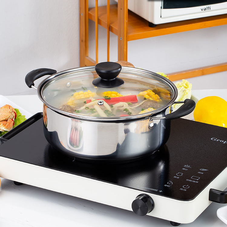 Wholesale High Quality Heat Resistant Stainless Steel Cookware Sets No Bottom Material No Coating for Commercial Kitchen OEM ODM