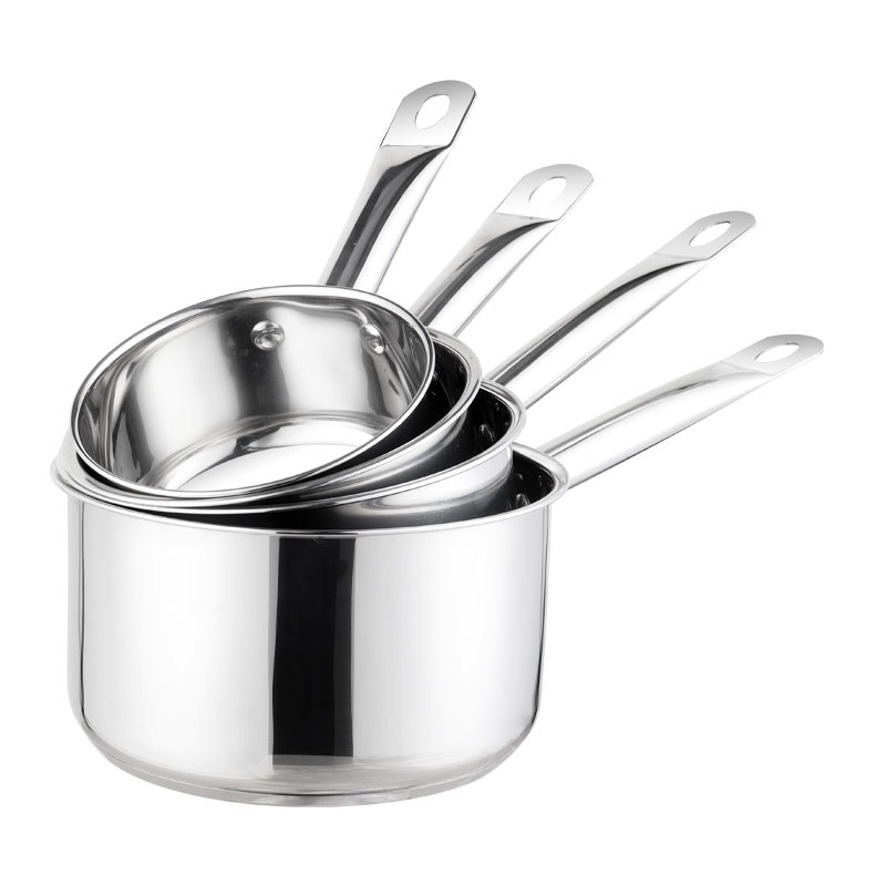 LECOS Multipurpose Commercial Kitchen Soup Warmer Boiler Saucepan Stainless Steel Boiling Milk Pot in Bulk