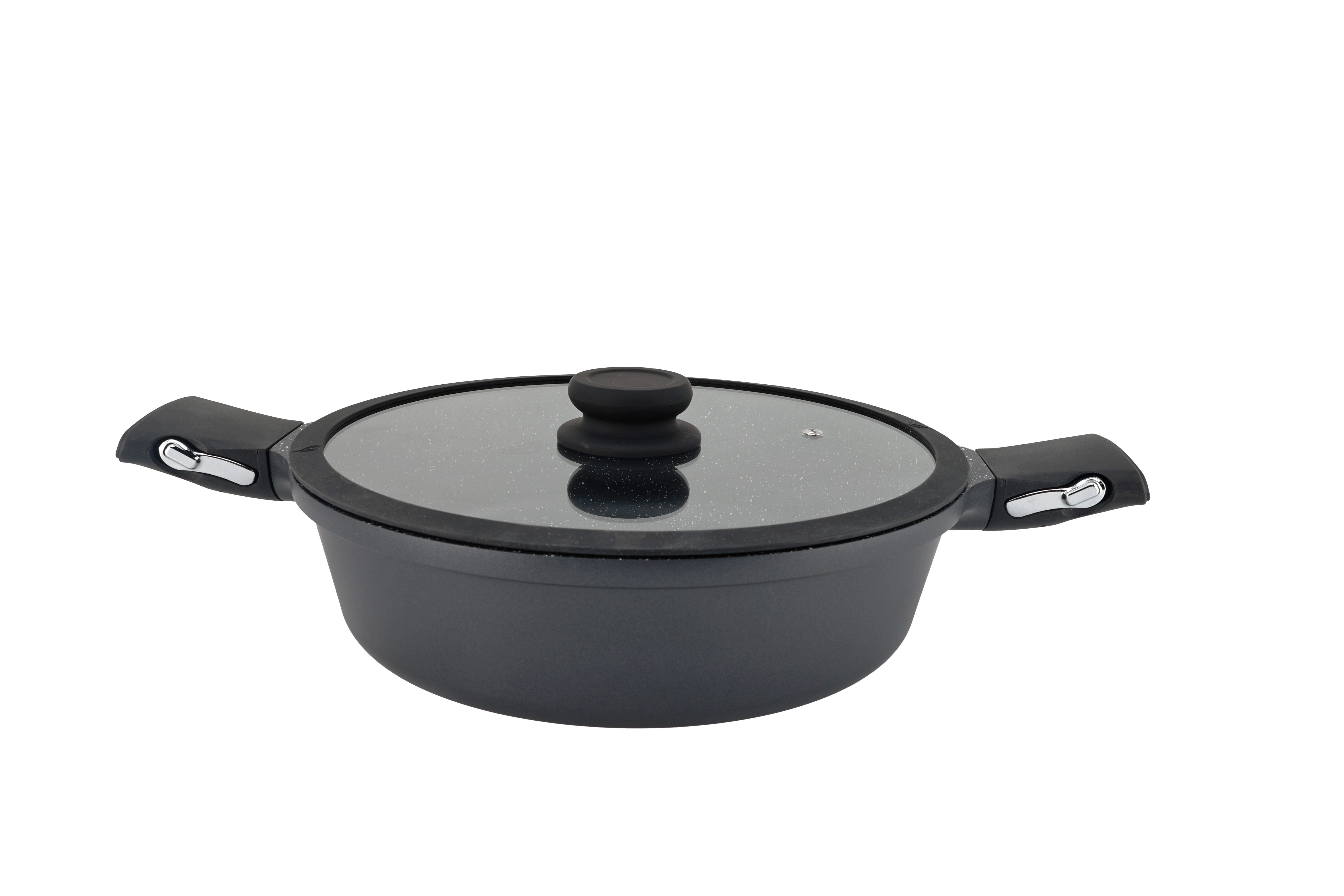 Luxurious Cookware Sets Ceramic Coating Pot Set Cooking Nonstick Black Aluminum Cookware Set