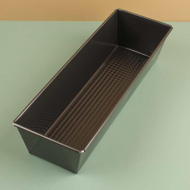 Wholesale Rectangle 2L Carbon Steel Bakeware Nonstick Coating Loaf Pan for Bakery Bread Loaf