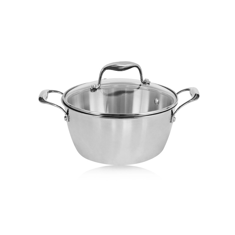 Wholesale 8PCS Kitchen Cooking Ware Nonstick Cookware Pots And Pans Set Stainless Steel Sauce Pan Frying Pan