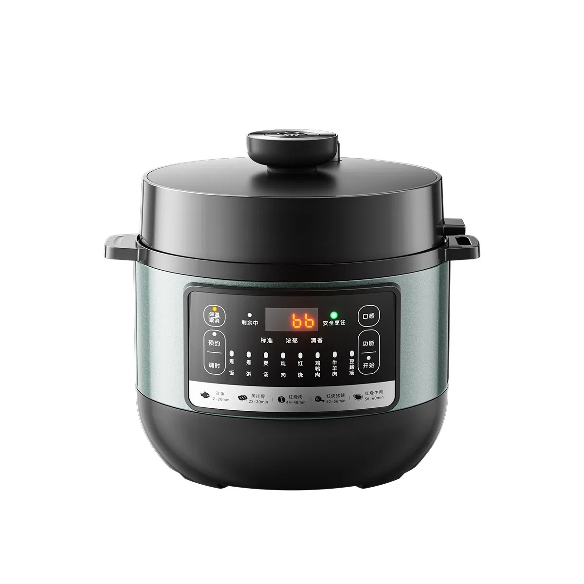 Stainless Steel Electric Pressure Cooker with Stylish Appearance and Easy Care