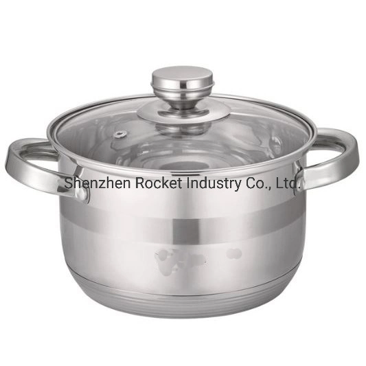 Wholesale Kitchen Casserole Stainless Steel Cooking Kitchen Pots Cookware Sets