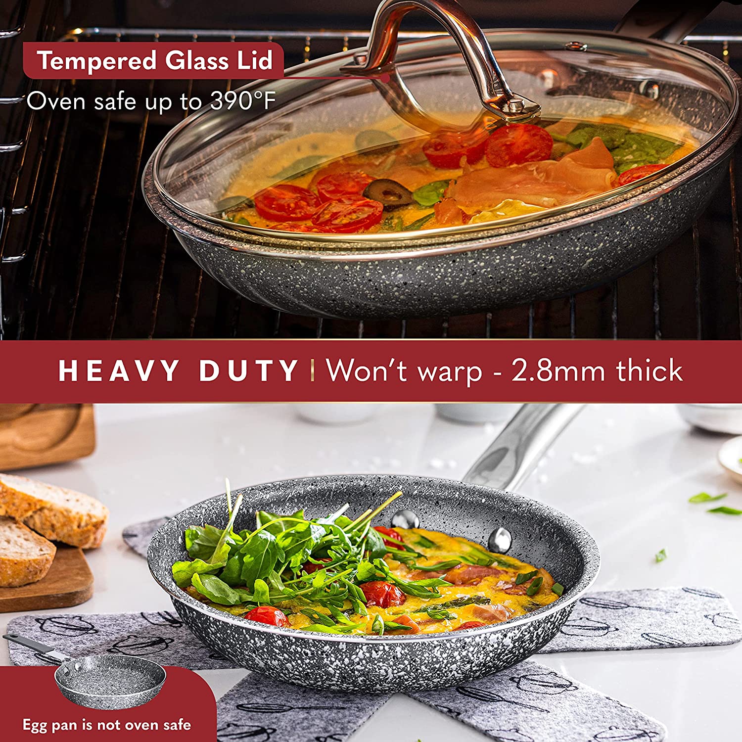 Restaurant Commercial Cooking Pot Set Granite Non Stick Cookware Set Aluminum Cookware