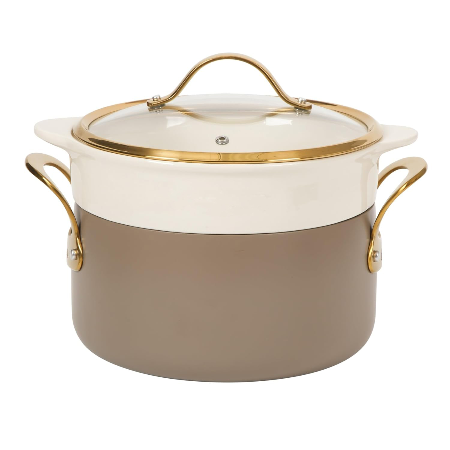 8 Piece Pots and Pans Heavy Duty Aluminum Premium PFA Free Ceramic Nonstick Cookware Set with Lid
