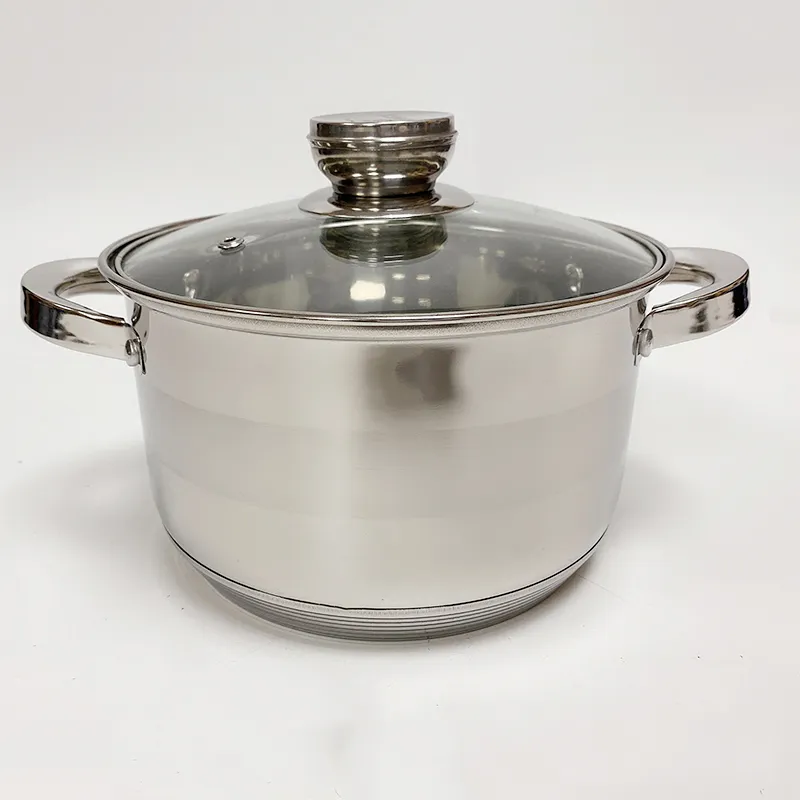 Wholesale Kitchen Casserole Stainless Steel Cooking Kitchen Pots Cookware Sets