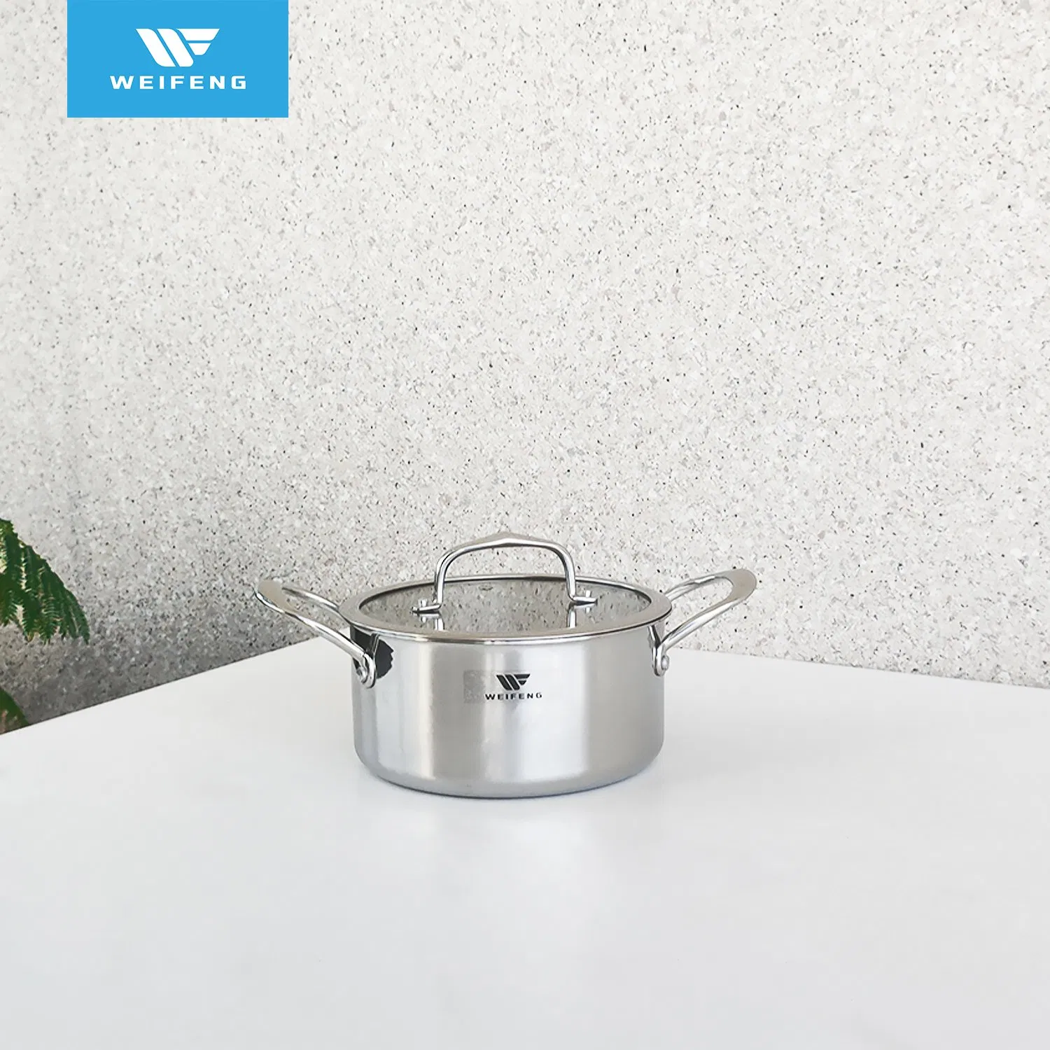 Tri-Ply Stainless Steel Cookware with Hollow Heat-Resisting Die Casting Handle