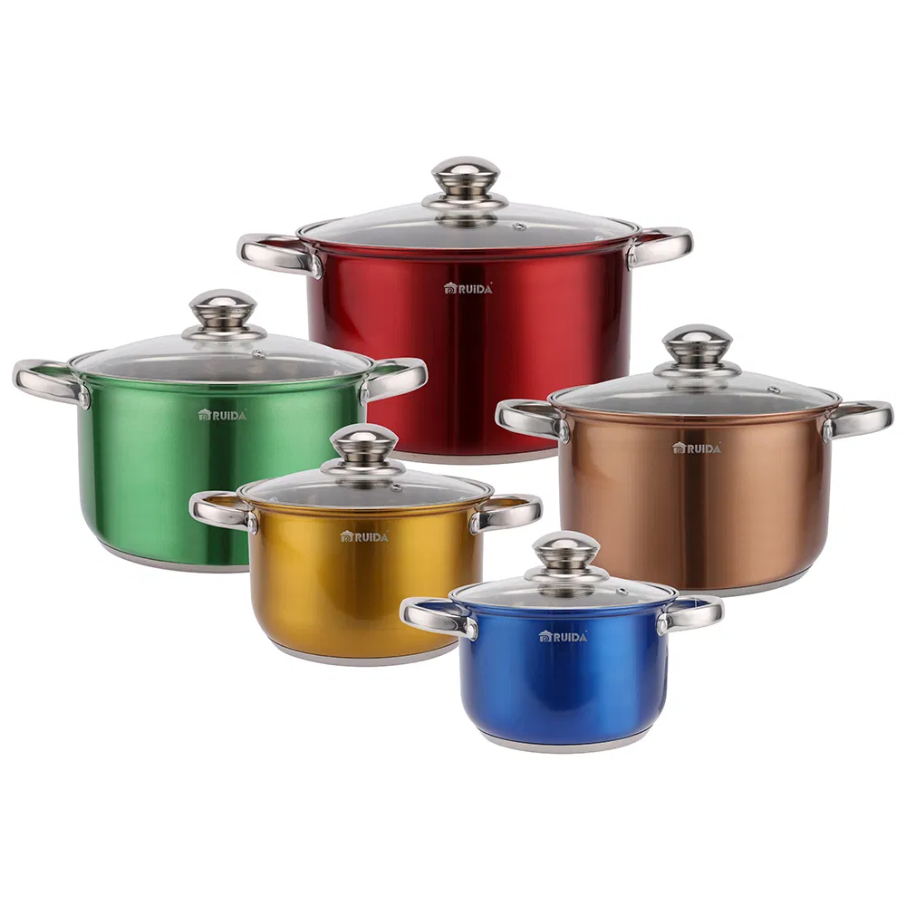 Good Quality Design Stainless Steel Cookware Casserole Pot with Lid