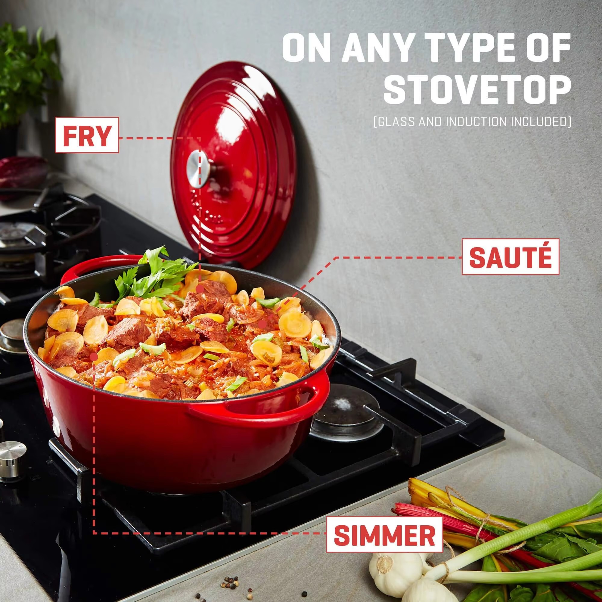 Cookware Set Cast Iron 9