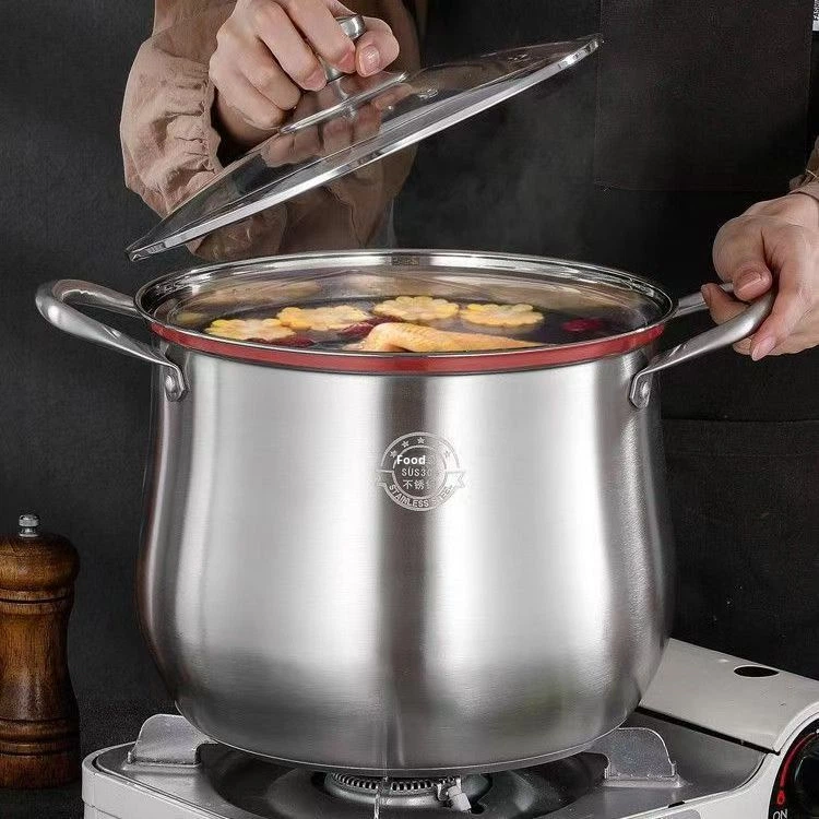 Stainless Steel 304 and Aluminum Square Rectangular Cooking Pot Set for Commercial Kitchens Durable 1.1-4L Capacity