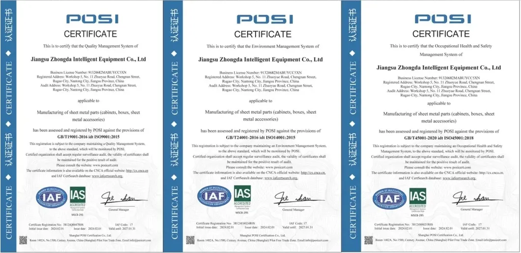 Certifications