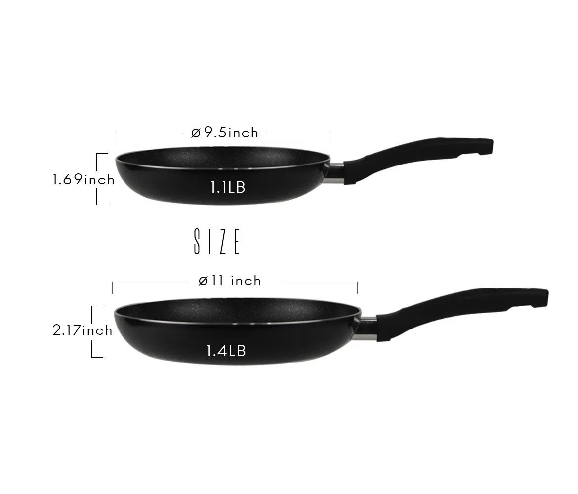 Nonstick All-in-One Breakfast Pan Meal Skillet Induction Compatible Frying Grill Pan