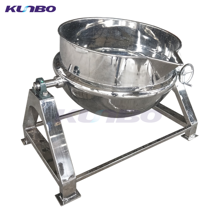 KUNBO Stainless Steel Steam Electric Gas Jacketed Cooking Kettle
