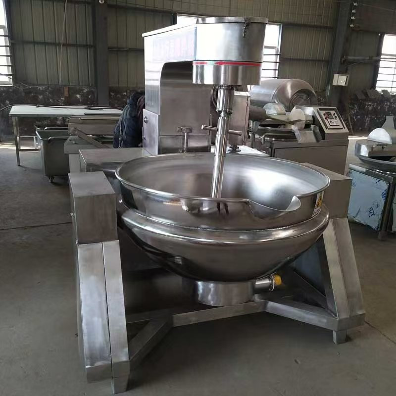 Electric Heating Automatic Planetary Wok Stainless Steel Thermal Oil Frying Pan for Frying Flour and Spicy Mushroom