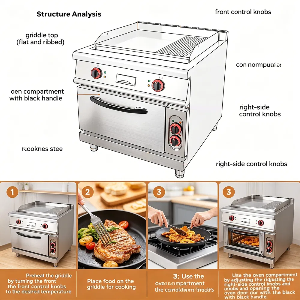 Industrial Gas Tilting Braising Pan
